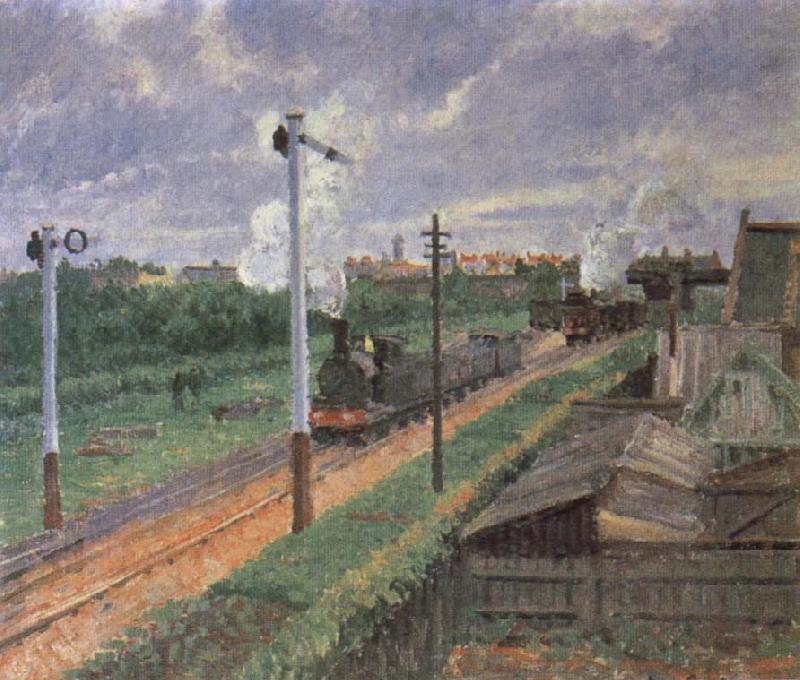 Camille Pissarro The Train China oil painting art